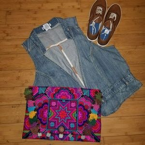 Torrid Z Cavaricci Denim Vest - VTG Torrid! Sz 4